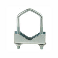 Antsig Antenna Mast U-Bolt Clamp, Galvanised Steel for Outdoor Pole Mounting