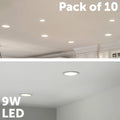 Arlec 9W Tri Colour Dimmable LED Downlight 92mm - 10 Pack - Easy Install - SuperSaverAU - view 4