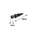 Everhang 30kg Black Heavy Duty Picture Hanging Screws 10 Pack - 8mm x 40mm - Easy Installation - SuperSaverAU - view 4