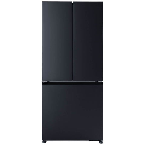 Panasonic French Door Fridge - Matte Metallic Black, nanoe X, Prime Fresh Soft-Freezing - NR-CW530HWKA
