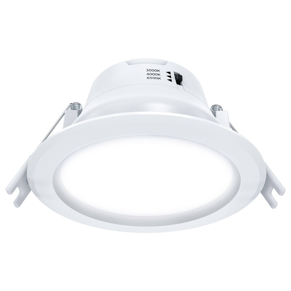 Arlec 9W Dimmable Tri-Colour Recessed Lens LED Downlight 92mm - White - SuperSaverAU - view 2