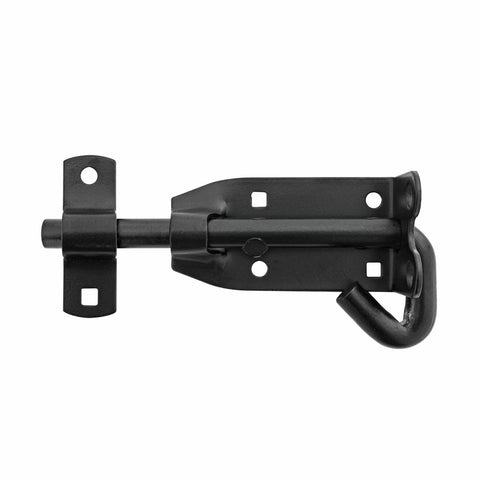 Pinnacle Double Eye Padbolt 150 x 12mm - Matte Black - Steel - 1 Pack - SuperSaverAU - view 1