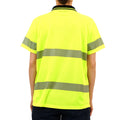 Citeco Women's Yellow Hi Vis Short Sleeve Polo - Reflective Polyester, Size 16