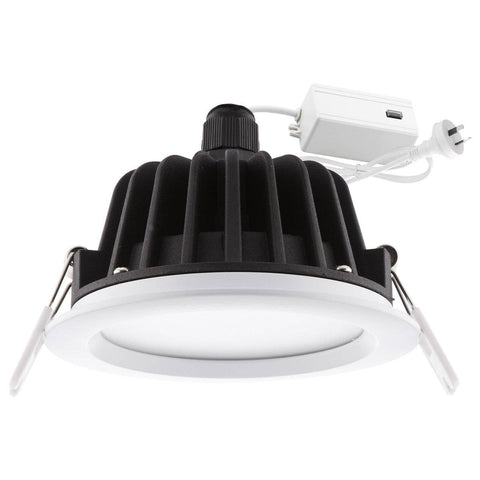 Deta 11W Tri Colour Dimmable LED Downlight 92mm - IP65 - Adjustable Brightness - SuperSaverAU - view 1