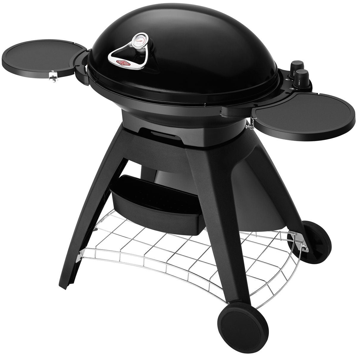 Beefeater Bigg Bugg Mobile LPG BBQ - Black Vitreous Enamel - Quartz Start Ignition - Trolley - BB722BA