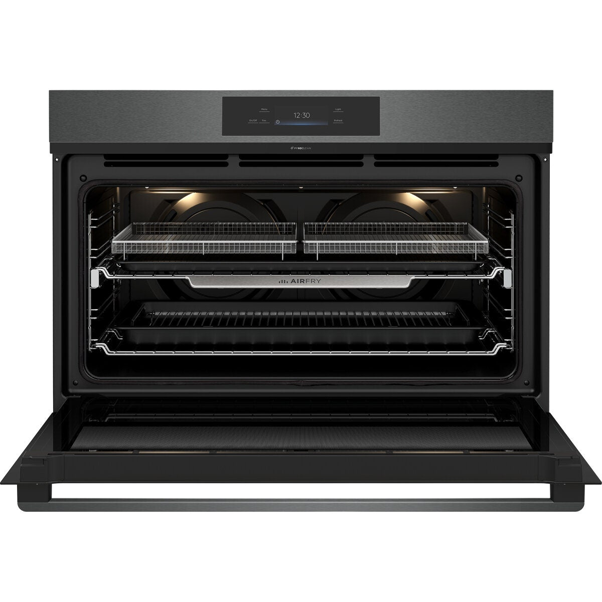 Westinghouse 90cm Pyrolytic Oven - 125L Gross, 17 Functions, AirFry, EasyBake Steam - WVEP9917DD