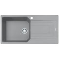 Franke Urban 1000mm topmount sink with right hand drainer - Grey Fragranite, 43L bowl - UBG611-100SGRHD