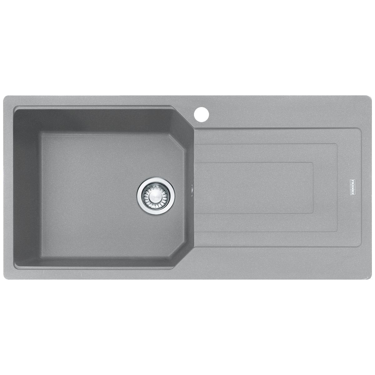 Franke Urban 1000mm topmount sink with right hand drainer - Grey Fragranite, 43L bowl - UBG611-100SGRHD