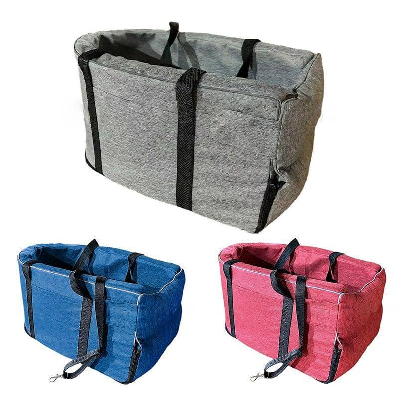 Centre Console Pet Car Seat with Carry Handles, 48 x 26 x 24 cm - Blue - view 3