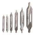 Centre Drill and Countersink Bit Set for Lathe, High Speed Steel, Pack of 6 - view 2