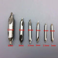 Centre Drill and Countersink Bit Set for Lathe, High Speed Steel, Pack of 6 - view 3