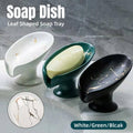 Ceramic Self-Draining Soap Dish with Marble Pattern - Black - view 2