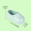 Ceramic Shoe-Shaped Food Bowl for Hamsters and Small Pets - Mint Green - view 4