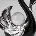 Ceramic Swan Figurine Set of 2 Tabletop Ornaments - Black - view 5