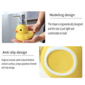 Ceramic Yellow Duck Hand Sanitiser Dispenser Bottle with Press Pump - view 4