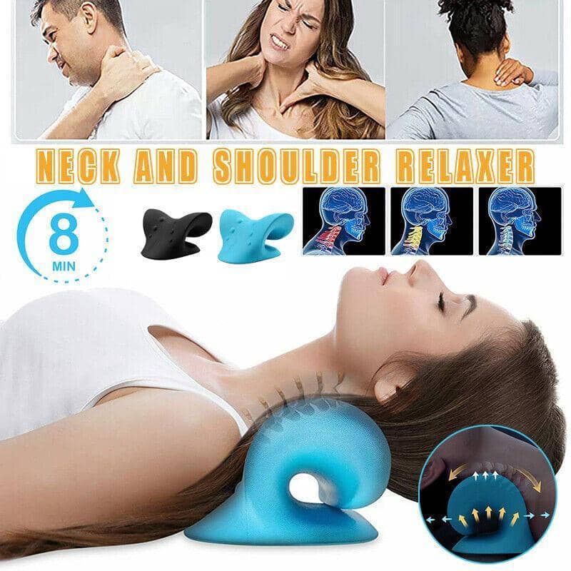 Cervical Traction Neck Support Pillow - Black - view 2