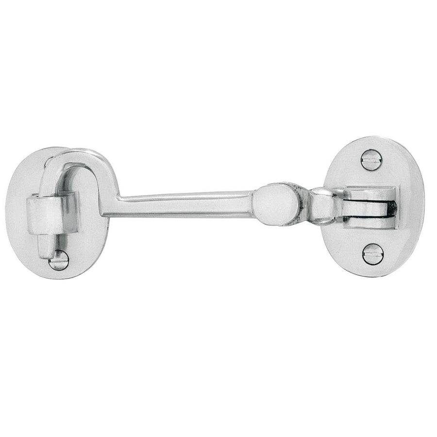 Delf Cabin Hook 100mm Polished Chrome Solid Brass Durable Design - SuperSaverAU - view 1