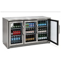 Airflo 330L 3 door beverage centre - stainless steel, lockable doors, electronic control - AFF333