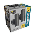Brilliant Black Coolum Project Modern Wall Light LED Twin Pack - 10W - 800 Lumens - Outdoor Use - SuperSaverAU - view 4