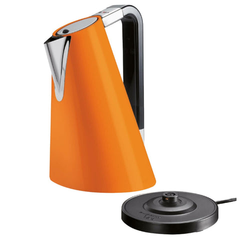 Bugatti Vera Easy Kettle 1.7L - Orange, 18/10 Stainless Steel, 360 Degree Body - 14-SVERACO