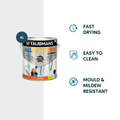 Taubmans 4L Hi C Yellow Low Sheen Exterior Paint - All Weather - Mould Resistant - SuperSaverAU - view 2