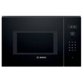 Bosch Series 6 25L Built-In 900W Microwave with Grill - Black, AutoPilot 8 Programs - BEL554MB1A