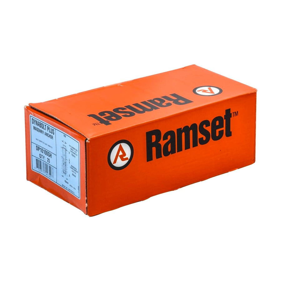 Ramset DynaBolt Plus 10 x 103mm Galvanised Masonry Anchor 25 Pack - SuperSaverAU - view 1