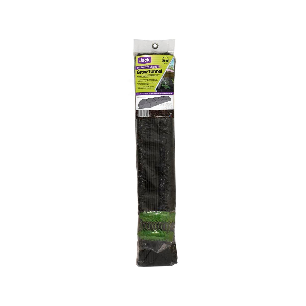 Jack Greenhouse Shade Grow Tunnel 1.5m x 5m Knit Cloth Easy Access - SuperSaverAU - view 1