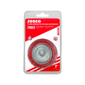 Josco 75mm Red Abrasive Nylon Cup Brush for Angle Grinders