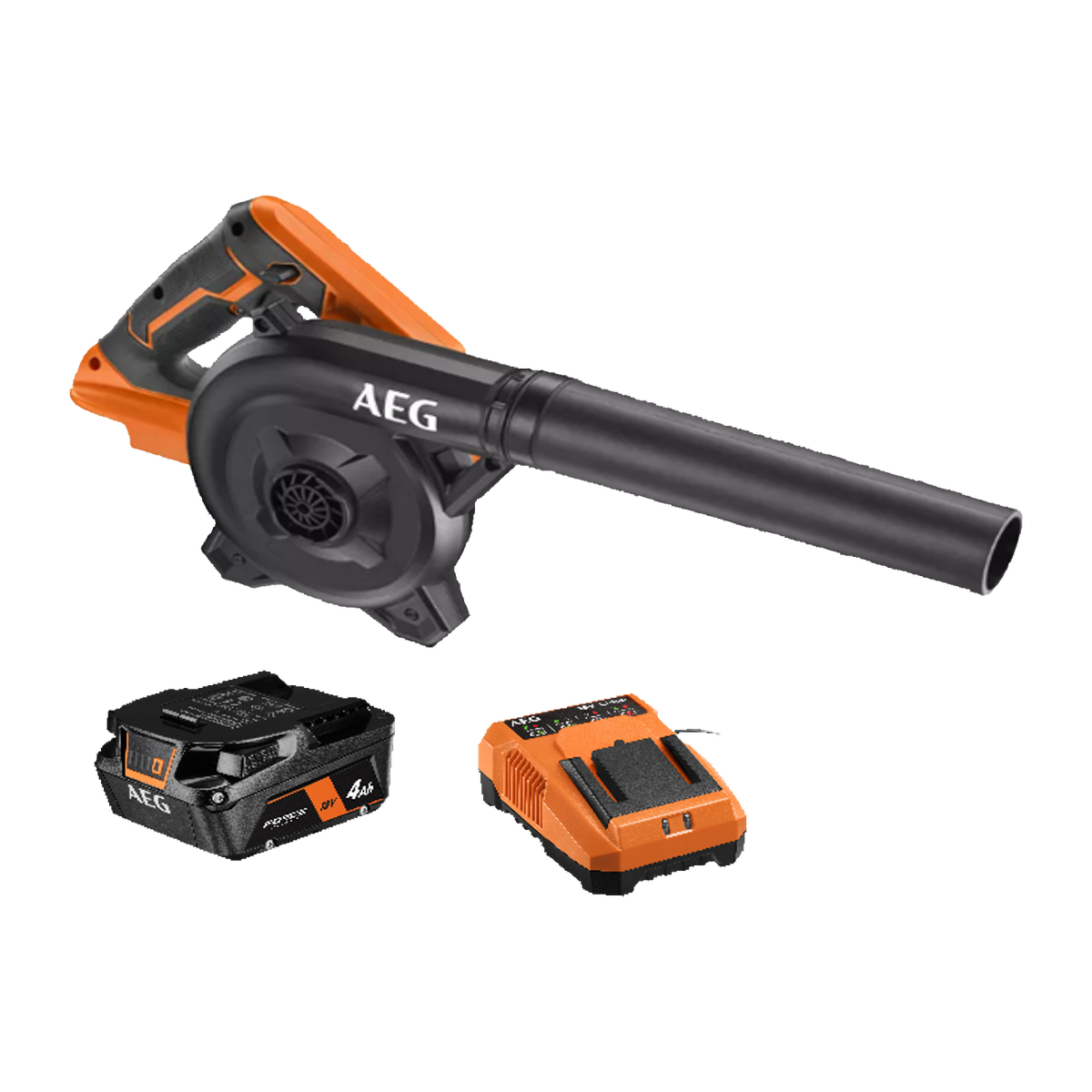 AEG 18V Compact Blower Kit - 4Ah Battery - 257km/h Air Velocity - 3kg - SuperSaverAU - view 1