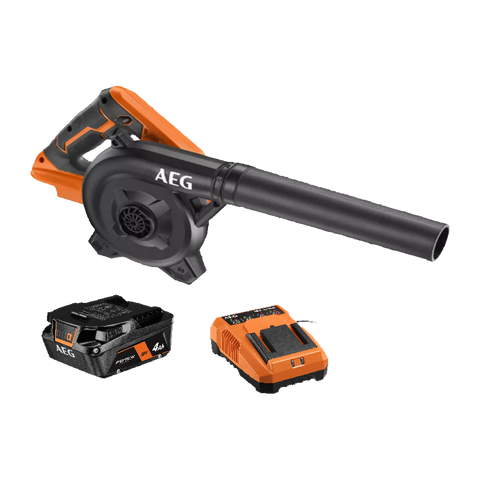AEG 18V Compact Blower Kit - 4Ah Battery - 257km/h Air Velocity - 3kg - SuperSaverAU - view 1