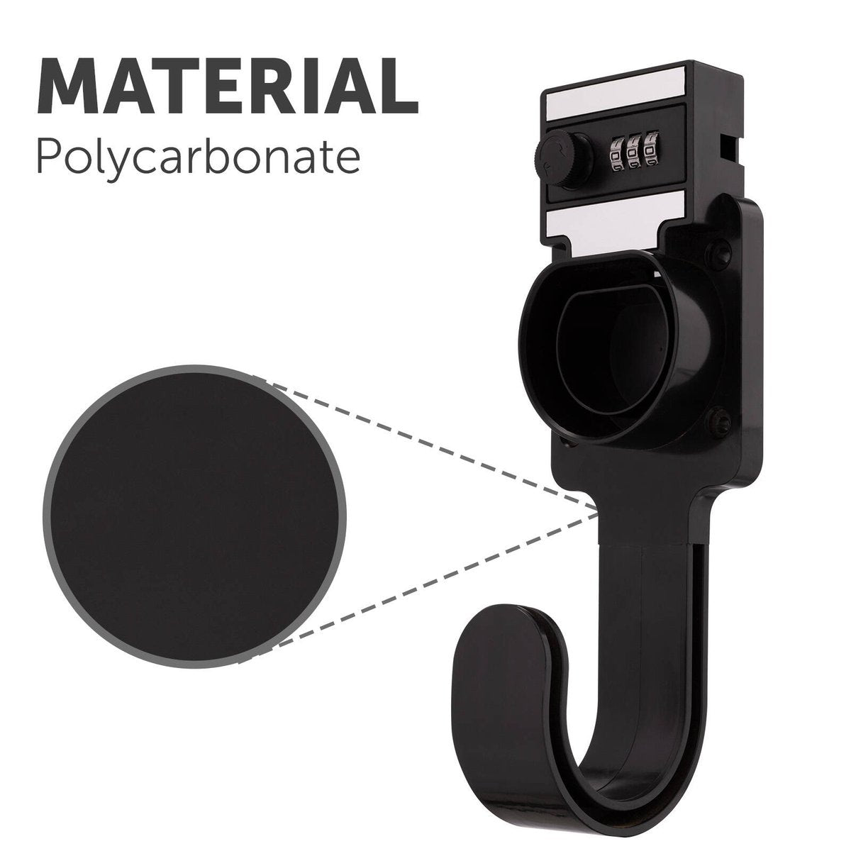 Arlec Lockable EV Charger Cable Holder - Secure Storage - 90mm x 270mm x 85mm - SuperSaverAU - view 4