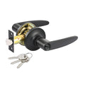 Ikonic Norr Entrance Lever Set Matte Black