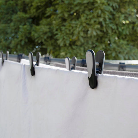 Hills Premium Pegs 50 Pack Plastic with Stainless Steel Springs - Dune