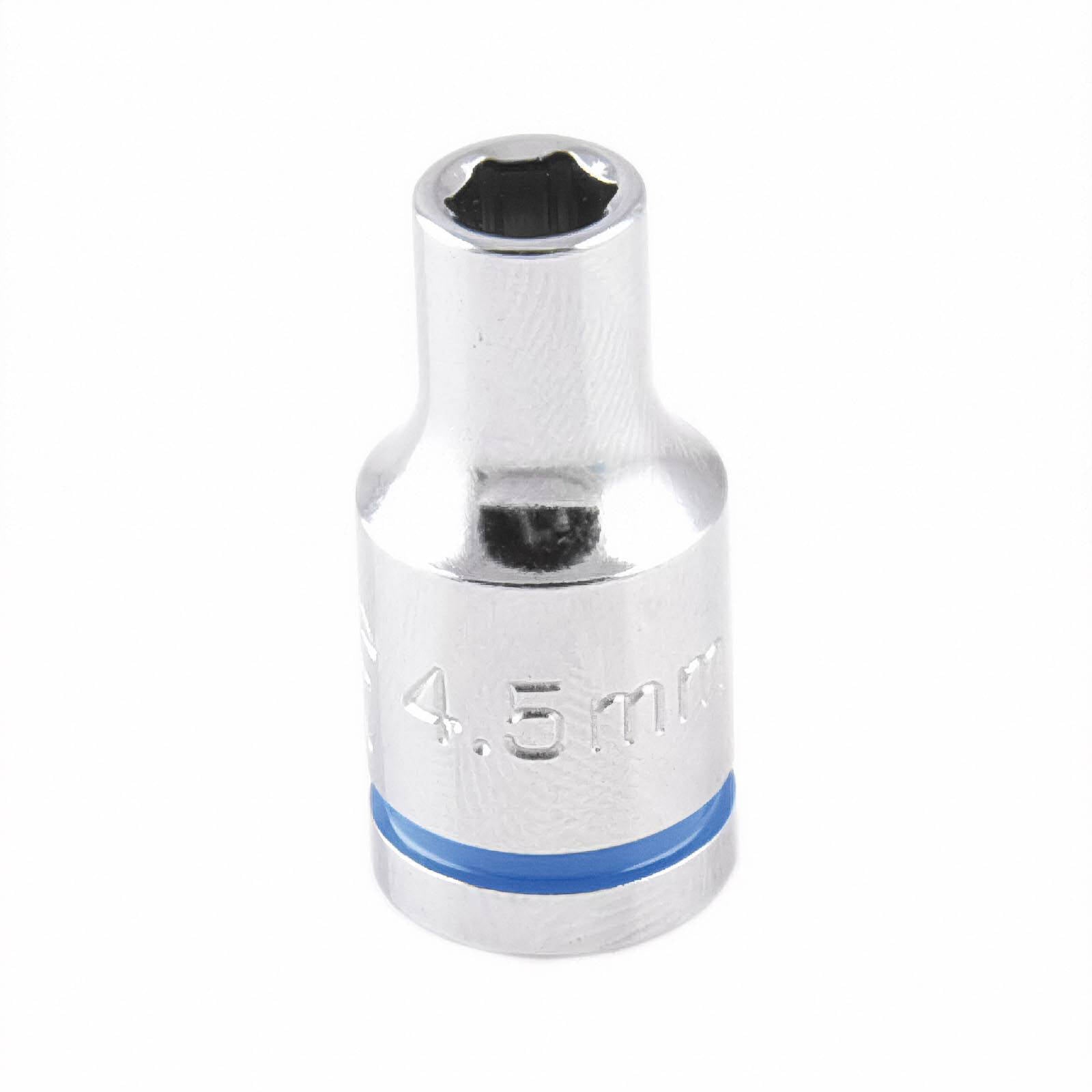 Kincrome 4.5mm 1/4" Drive Socket 6 Point Chrome Vanadium Steel