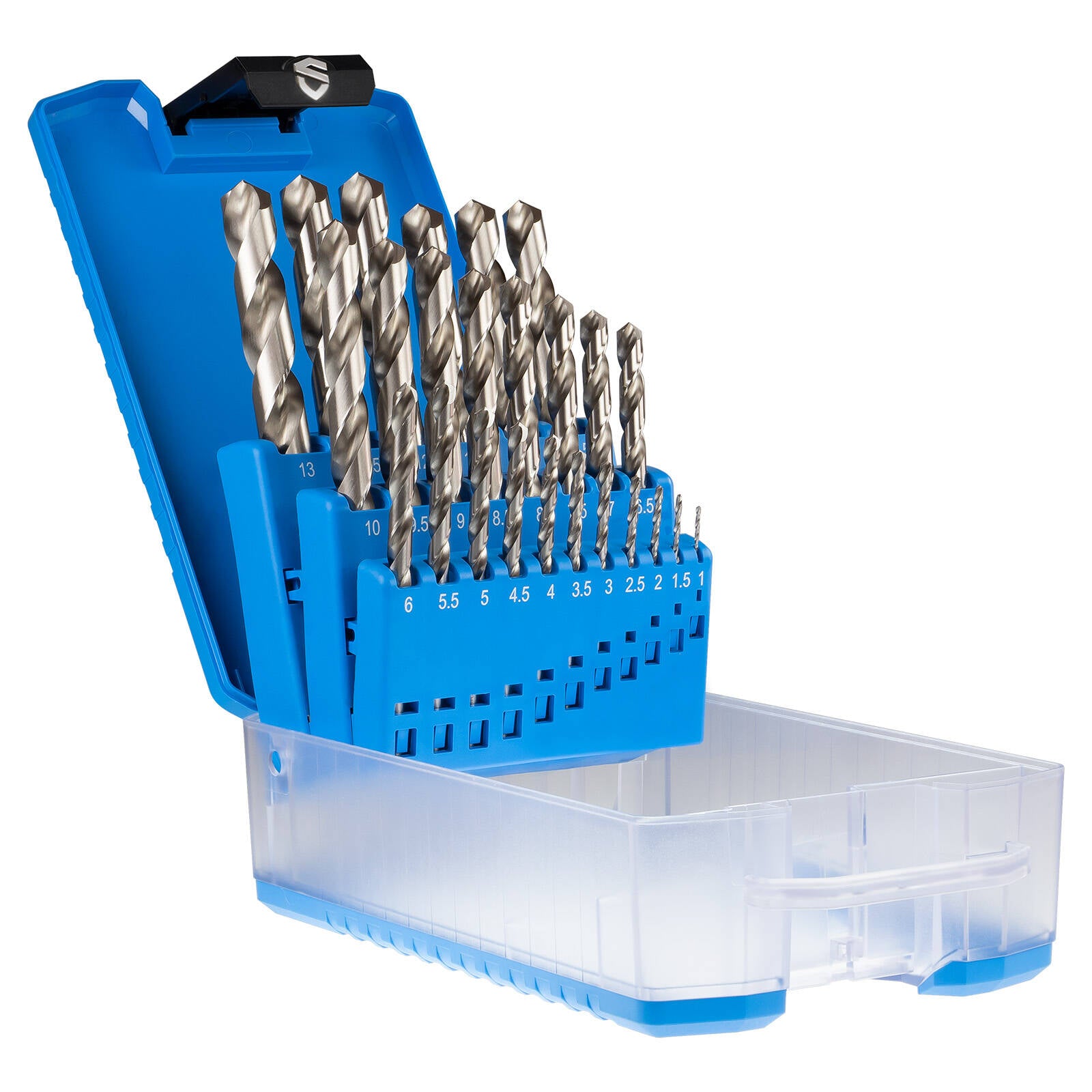 Sutton Tools 1.0-13.0mm Viper Metric Drill Bit Set, 25 Piece, M2 HSS