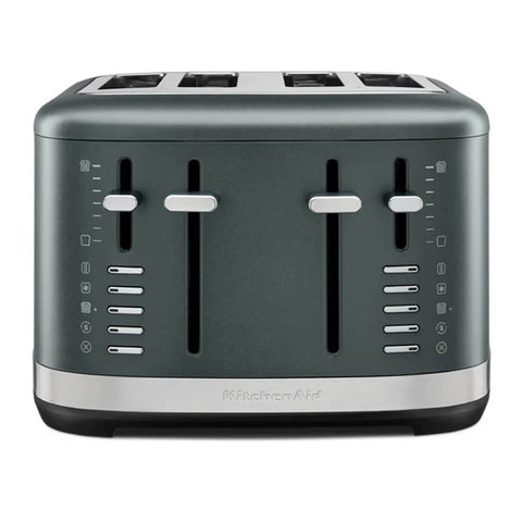 KitchenAid 4 Slice Toaster - Juniper Green, 7 Shade Settings, 4 Extra Wide Slots - 5KMT4109AJP