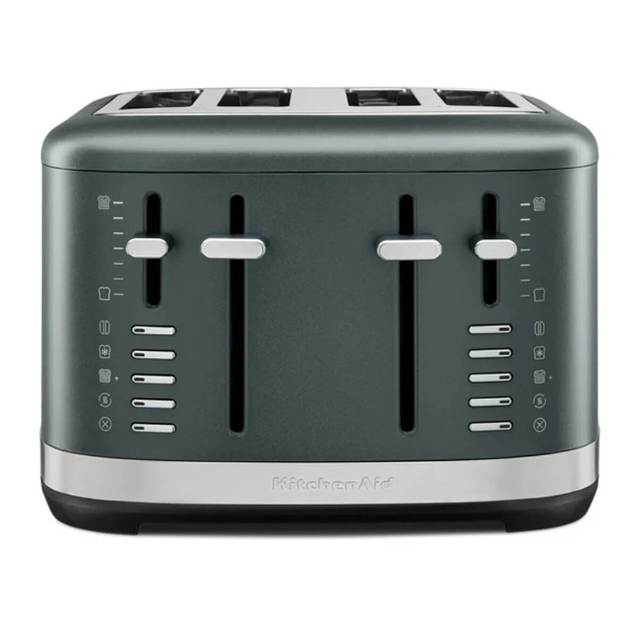 KitchenAid 4 Slice Toaster - Juniper Green, 7 Shade Settings, 4 Extra Wide Slots - 5KMT4109AJP