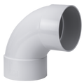 Holman DWV Plain Bend - 150mm - PVC - Female to Female 88° - SuperSaverAU - view 1