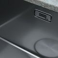 Franke Mythos 550mm single bowl undermount sink - stainless steel - sound deadening pads - MYX110-55B