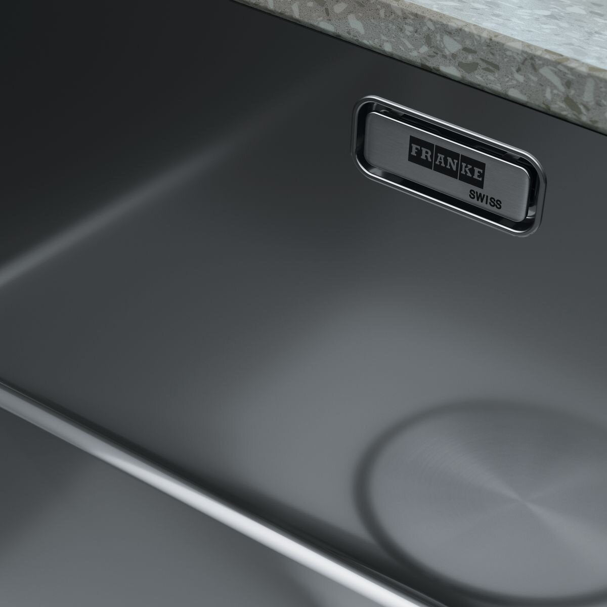 Franke Mythos 550mm single bowl undermount sink - stainless steel - sound deadening pads - MYX110-55B