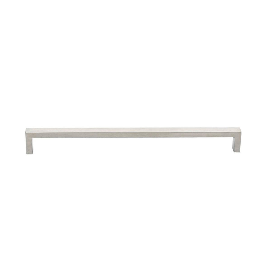 Prestige Square Pull Handle - 192mm - 304 Stainless Steel - Easy Install - SuperSaverAU - view 1