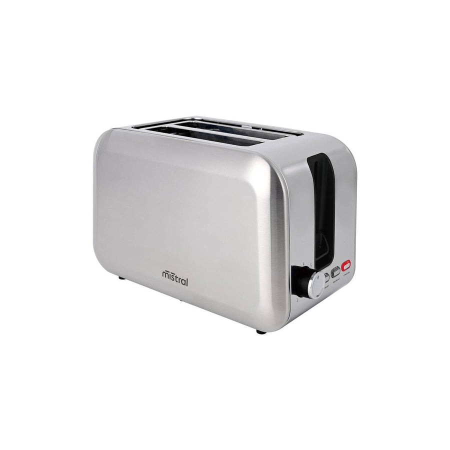 Mistral 2 Slice Toaster BT337 - Stainless Steel - 288mm x 178mm x 158mm - Adjustable Browning Control - Easy Clean - SuperSaverAU - view 1