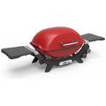 Weber Q2600N+ Portable LPG BBQ - 2 Burners, High Domed Lid, Red Finish - 3400046