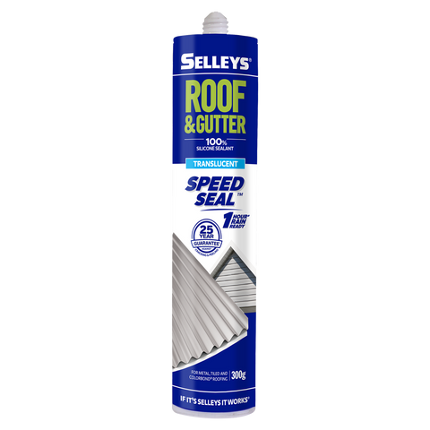 Selleys Clear Roof and Gutter Silicone Sealant 300g - Waterproof - UV Resistant - SuperSaverAU - view 1