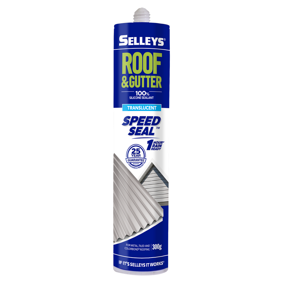 Selleys Roof and Gutter Silicone Sealant Clear 300g UV Resistant