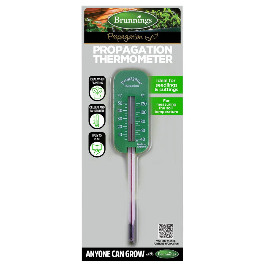 Brunnings Soil Propagation Thermometer - 75mm Plastic - Easy To Use - SuperSaverAU - view 1