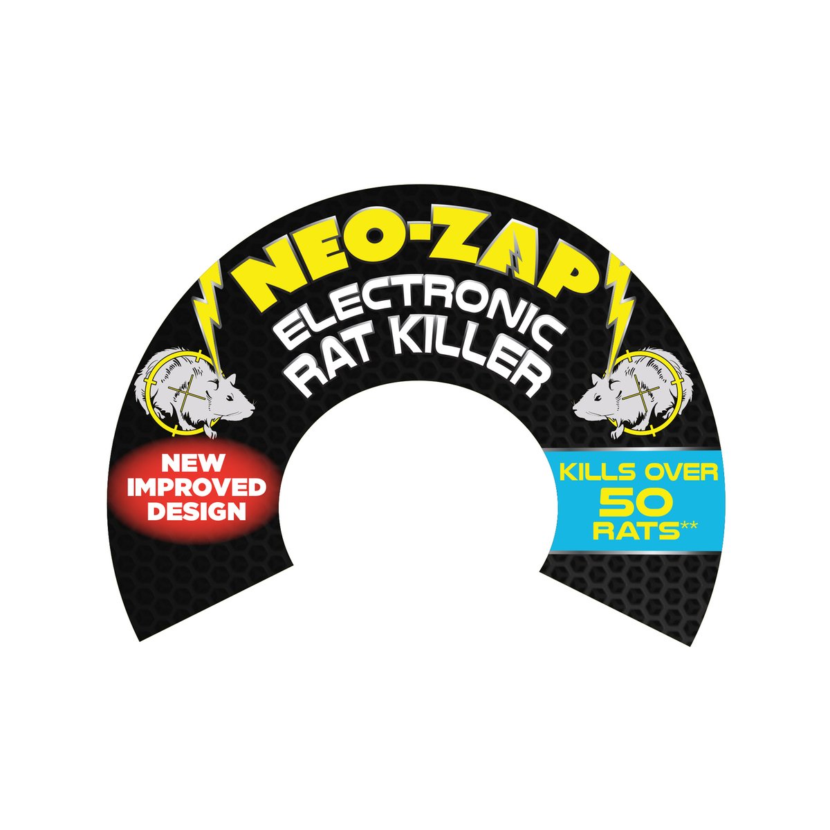 The Big Cheese Ultra Power Neo Zap Electronic Rat Killer - Indoor Use - Kills 50+ Rats - 190mm x 115mm x 115mm - SuperSaverAU - view 3