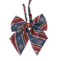 Checkered Sailor Collar Bow Tie for Women's School Uniform - Style K01