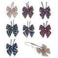 Checkered Sailor Collar Bow Tie for Women's School Uniform - Style K01 - view 3